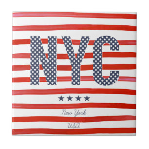 Design do vermelho de NYC , o branco & o azul