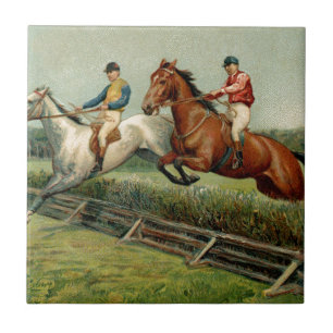 design do vintage da corrida de cavalos
