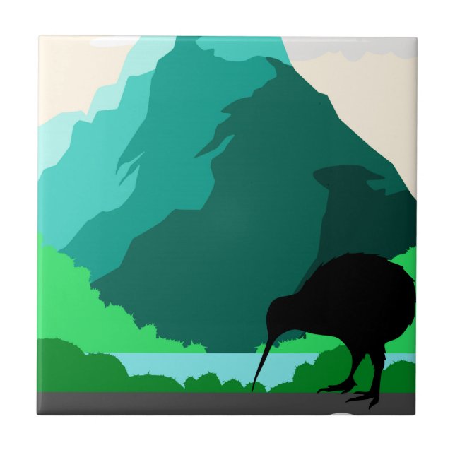 Design do vintage de Nova Zelândia (Frente)