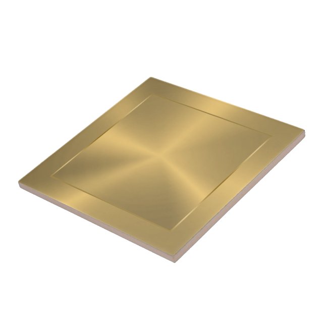 Design Dourado Metálico Aço Inox (Lateral)