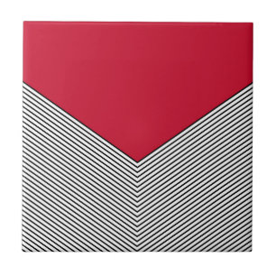 Design e triângulo vermelho, preto e branco