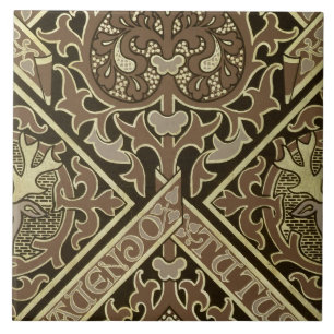 Design eclesiástico do papel de parede do mosaico