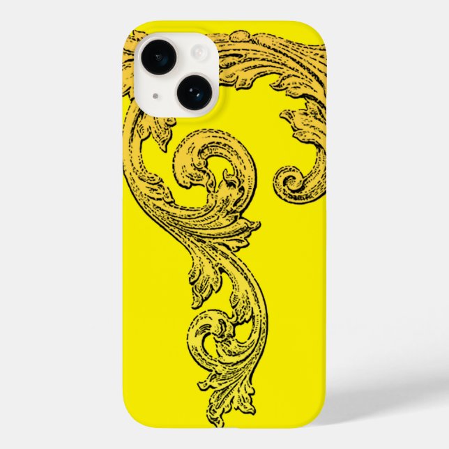 Design Elegante no iPhone 7 Dourado Caso (Verso)