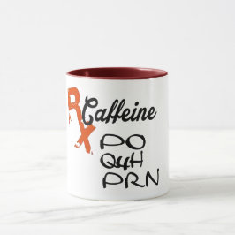 design engraçado da caneca do PO Q4H PRN da