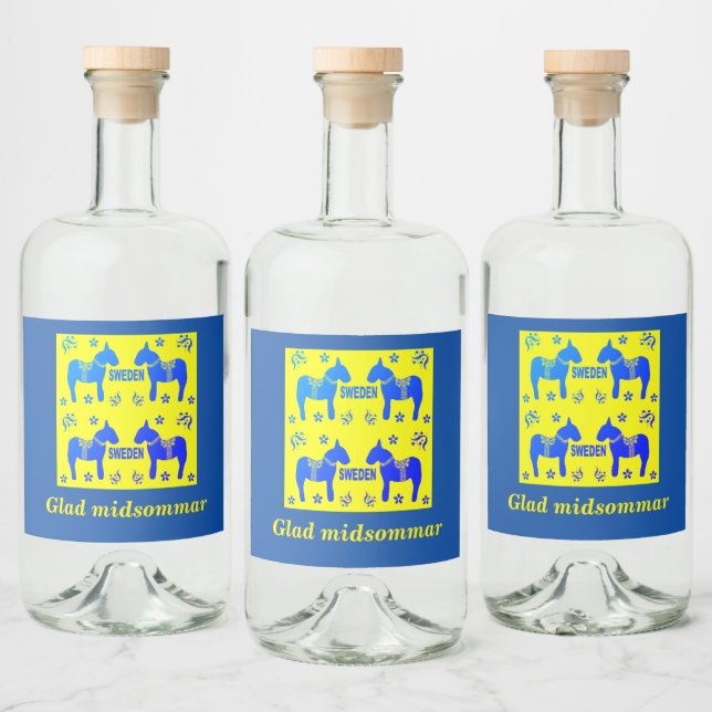design escandinava,Midsommar Glad Personalizado (Garrafas)
