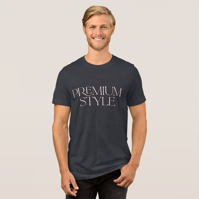 Design "Estilo Premium" Casual para homens e mulhe (Frente Completa)