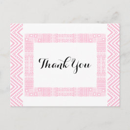 Design Étnica - Obrigado Cartão Postal 1