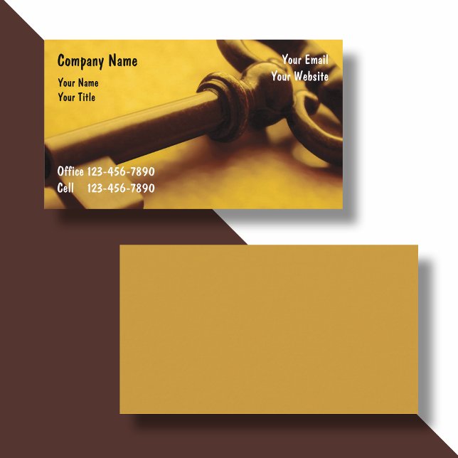 Design exclusivo de Cartão de visita de Segurança (Criador carregado)