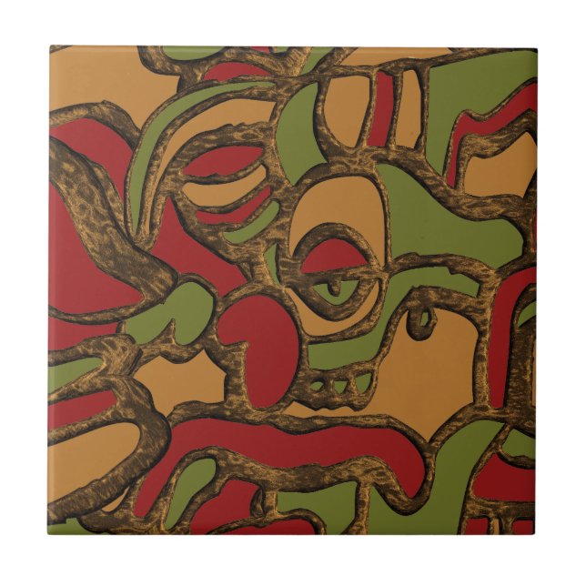 Design Exclusivo de Hieroglifos Maios (Frente)