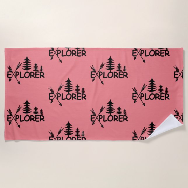 Design Explorer - Toalha de Praia (Frente)