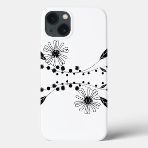Design Floral a preto e branco fluindo - 6/6