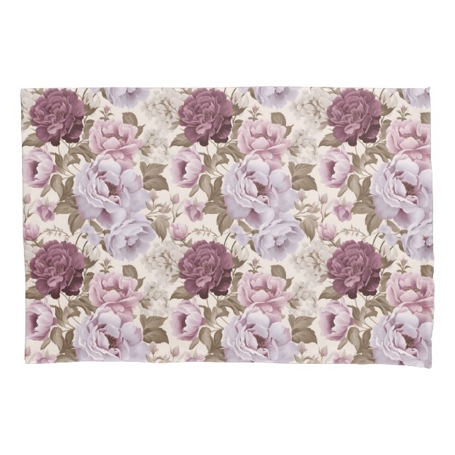 Design floral com mutação Vintage (Frente-Esquerda)