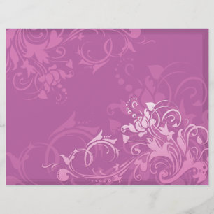 design floral cor-de-rosa bonito