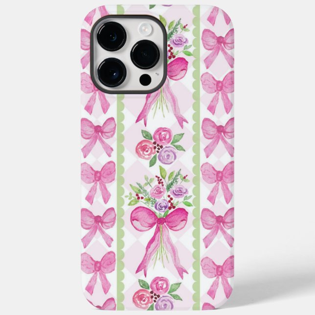 Design floral de arco feminino (Verso)