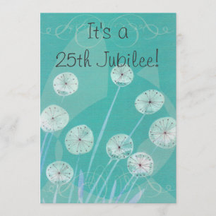 Design Floral de Convite à Apresentação de 25 frei