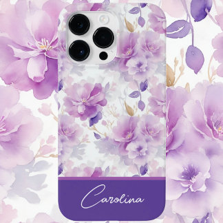 Design floral de lilás púrpura Elegante