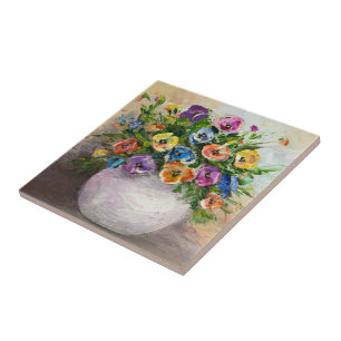 Design floral do azulejo