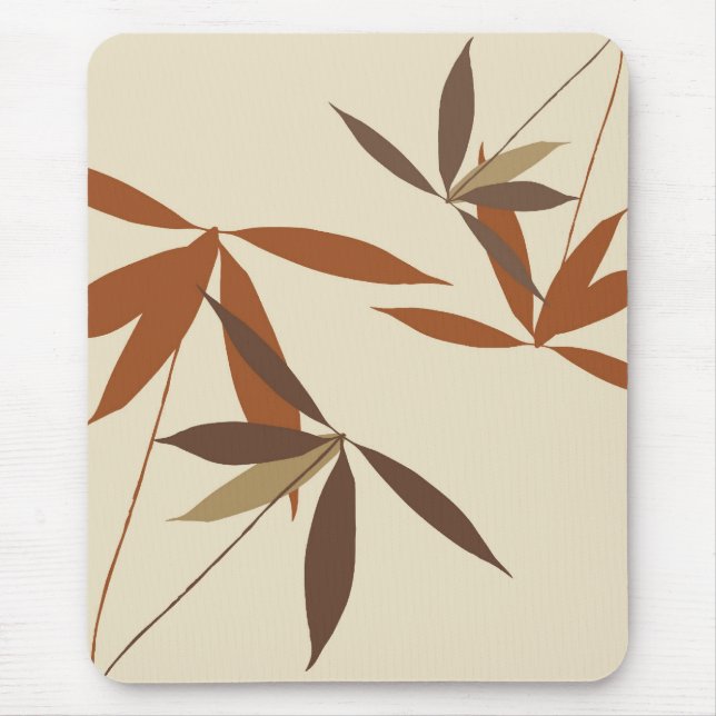 Design floral na moda Mousepad (Frente)