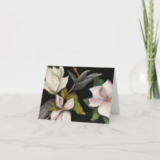 design floral no cartão de nota