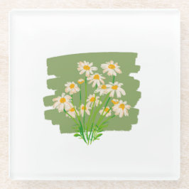 Design Floral Rústico em Fundo Verde