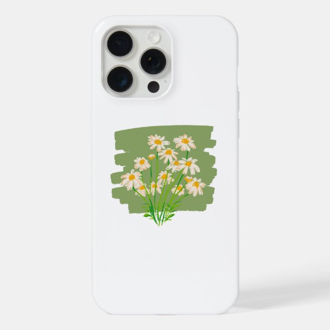 Design Floral Rústico em Fundo Verde (Verso)