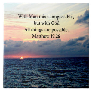 DESIGN FOTO MOTIVATIVO DE MATTHEW 19:26