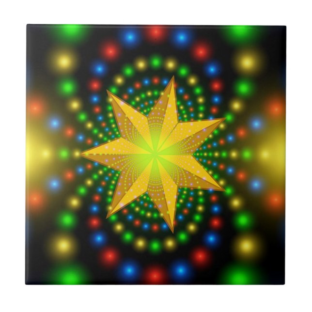 Design Fratural da Estrela de Natal-29440 (Frente)