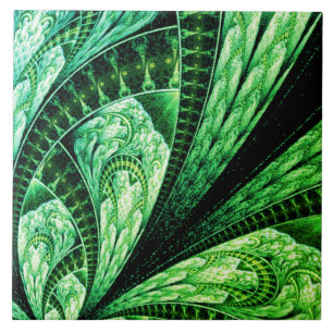 Design Fratural Verde Bela Arte Digital