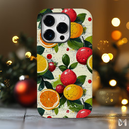 Design Fresco de Frutas Cítricas e Bagas Vibrantes