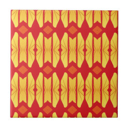 Design geométrico da chama laranja dourada