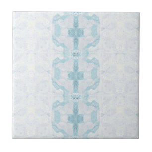 Design geométrico de diamante de Turquoise aqua