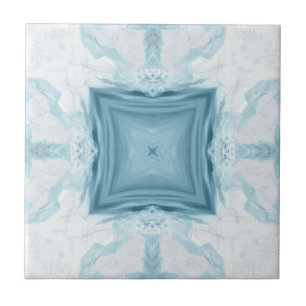 Design geométrico de diamante de Turquoise aqua