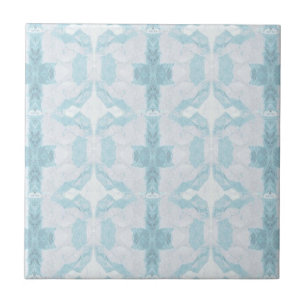 Design geométrico de diamante de Turquoise aqua