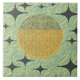 Design Geométrico de Starburst do meio século