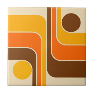 Design Geométrico em Listras no Estilo Retro MCM d