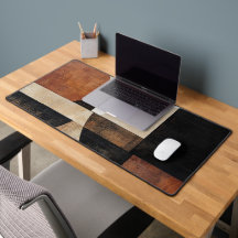 Design geométrico em tons quentes para o estilete