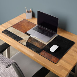 Design geométrico em tons quentes para o estilete 