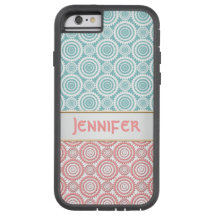 Design Geométrico Feminino Personalizado Aqua e Ro