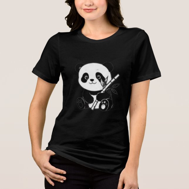 Design Gráfico de Panda Fofo (Frente)