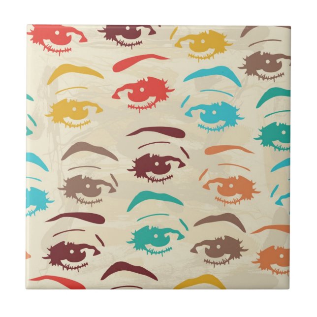 Design gráfico dos olhos Funky (Frente)
