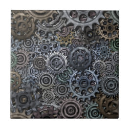 Design industrial da engrenagem do metal