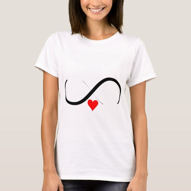 Design Infinita De Camisa De Amor" (Frente)