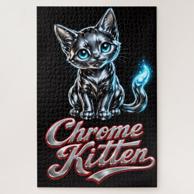 Design Kitten Chrome, Quebra-cabeça  (Vertical)