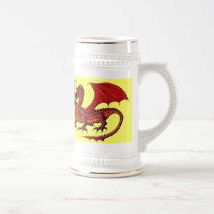 Design legal da caneca de cerveja do dragão