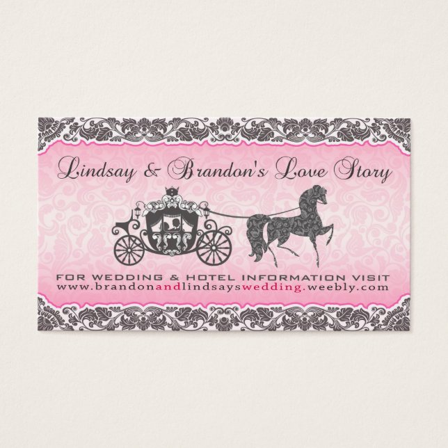 Design Lindsay & Brandon e Carruagem de Casamento (Frente)