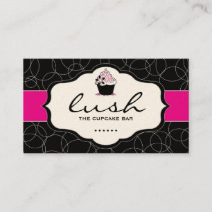 Design luxúria do cupcake - CARTÃO DE VISITA FEI