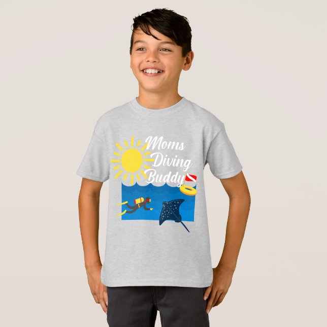 Design mães de Divisor de  - Camisa T Básica para  (Frente Completa)