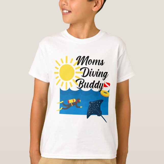 Design mães de Divisor de  - Camisa T Básica para  (Frente)