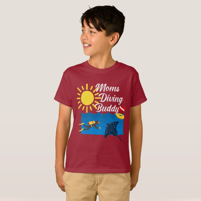 Design mães de Divisor de  - Camisa T Básica para  (Frente Completa)