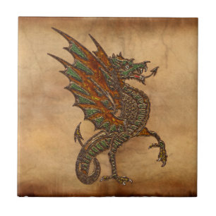 Design medieval velho do dragão do YE